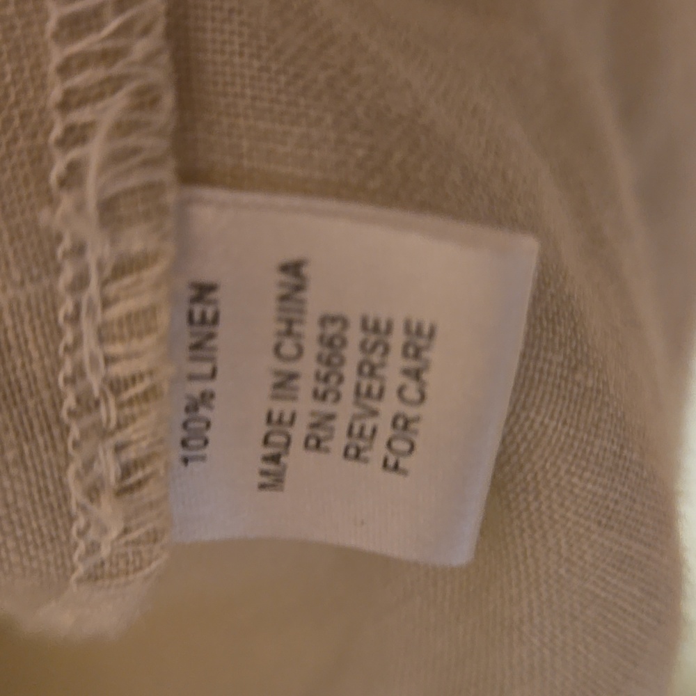 For Cynthia 100% Linen Tunic Pinktucked Sz XL? - Picture 3 of 7